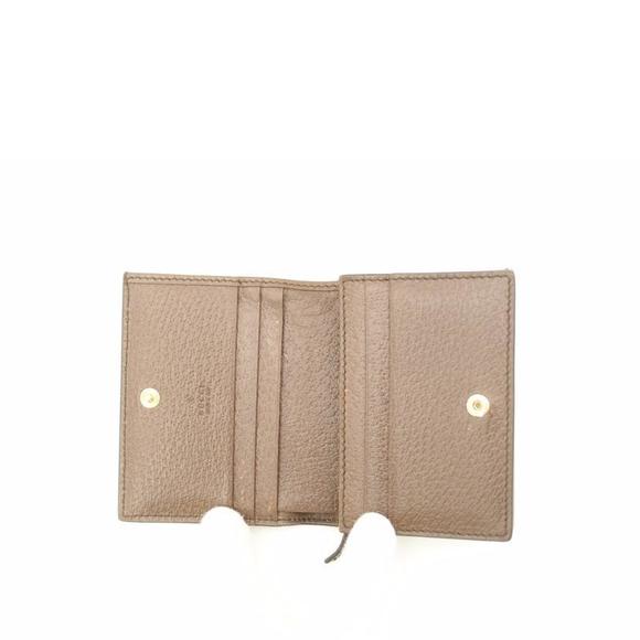 GUCCI GG Supreme Bi-Fold Wallet Ophidia Wallet Brown - Picture 5 of 7